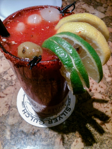 Colorful and salubrious bloody marry.